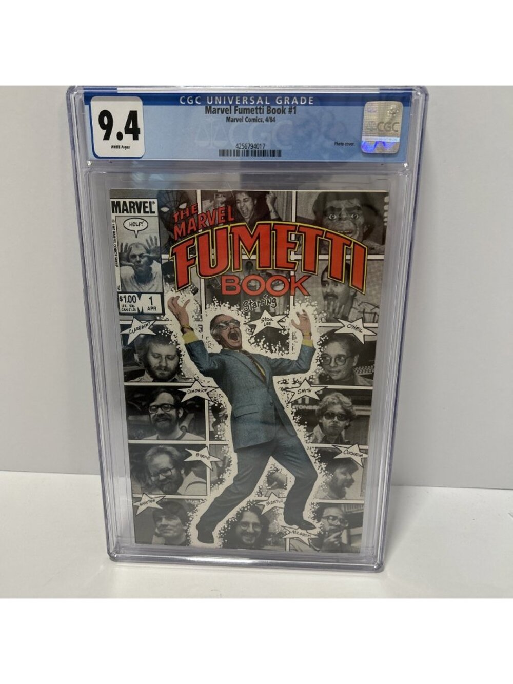 Marvel Fumetti Book #1 (1984) CGC 9.4 Stan Lee Graded L@@k Comic Book